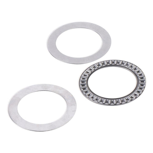 FEIYING Roller Bearing Washer,Thrust Needle Roller Bearings with Washers,Durable Alloy Steel Industrial Bearing Automotive, Marine, Aviation(AXK15...