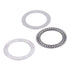 FEIYING Roller Bearing Washer,Thrust Needle Roller Bearings with Washers,Durable Alloy Steel Industrial Bearing Automotive, Marine, Aviation(AXK55...