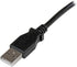 StarTech.com 3m USB 2.0 A to Left Angle B Cable Cord - 3 m USB Printer Cable - Left Angle USB B Cable - 1x USB A (M), 1x USB B (M) (USBAB3ML), Bla...
