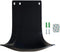 2PCS Dispenser Drip Tray Wall Mount Soap Dispenser Bracket,Laundry Detergent Drip Catcher Prevent Dripping and Spraying, Easy to Clean(Black...