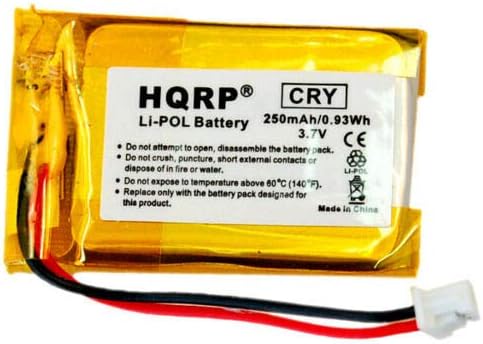 HQRP Battery Works with VXI Blue Parrott 052030, 502030 BlueParrott B250-XT, B250-XT+ Wireless Bluetooth Headset, Roadwarrior, Blue-Parrot PL60203...