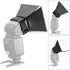 Camera Flash Diffuser Light Softbox 5x4” Photo (Universal, Collapsible with Storage Pouch) for Canon, Yongnuo, Nikon and Godox Speedlight...