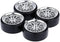 GoolRC 4PCS/Set 1/10 Drift Car Tires Hard Tyre Replacement for Traxxas HSP Tamiya HPI Kyosho On-Road Drifting Car...