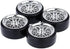 GoolRC 4PCS/Set 1/10 Drift Car Tires Hard Tyre Replacement for Traxxas HSP Tamiya HPI Kyosho On-Road Drifting Car...