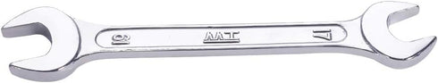 Utoolmart Double Open End Wrench, 185mm Length Metric Wrench, 17mm x 19mm Wrench Repairs Tool, 45# Carbon Steel, Chrome Plated...