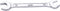 Utoolmart Double Open End Wrench, 185mm Length Metric Wrench, 17mm x 19mm Wrench Repairs Tool, 45# Carbon Steel, Chrome Plated...