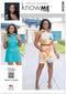 Know Me by Mimi G. R11787/ME2030 Misses' Dress and Romper Sewing Pattern Size K5 (8-10-12-14-16)...