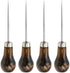 VIUJUH 2 Pack Awl,Gourd Shape Awl Tailors Awl Wood Handle Scratch Awl Sewing Awl Tool for Leather (2 Pack)...