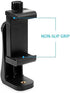 Alphx Universal Smartphone Tripod Cell Phone Holder Mount Adapter Set, Fits iPhone, Samsung, and All Phones, Rotates Vertical and Horizontal with ...