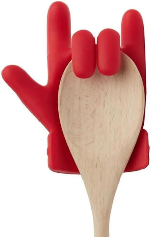 Love Cooking Utensil Holder! Kitchen Countertop Spoon Rest | Attach to Pots & Pans | Release Steam | Non-slip | Heat-resistant | High-Quality Food...