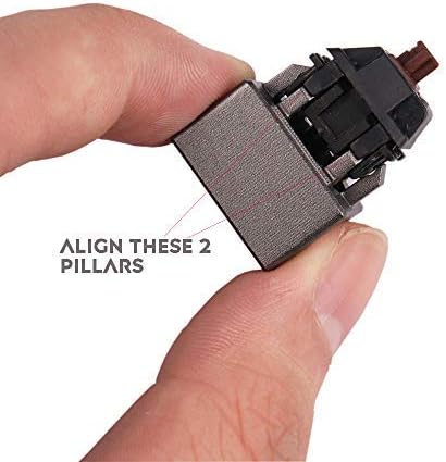 Gliging Metal Switch Opener Mechanical Keyboard Keycaps Aluminum Alloy Instantly for Gateron Cherry mx Switches...