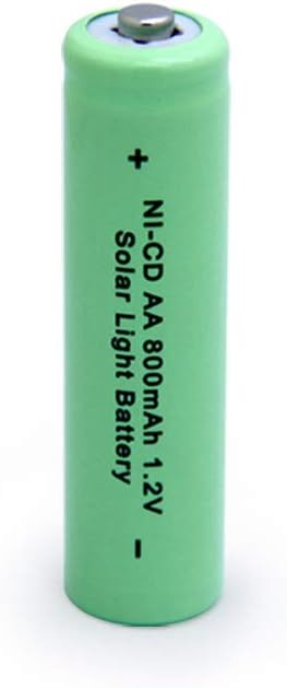 GEILIENERGY NICD AA 800mAh Rechargeable Battery for Solar Light,Solar Lamp,Garden Lights(Pack of 8)...
