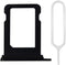MMOBIEL SIM Card Tray Compatible with iPhone 12 – SIM Card Slot Tray Holder – SIM Card Holder Replacement – Incl. SIM Card Removal Tool and Waterp...