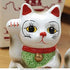 Japanese Maneki Neko - Magnetized Ceramic Salt & Pepper Shakers...
