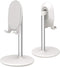 Bright Stone Phone Stand for Desk, Adjustable Cell Phone Holder for Desk, Compatible with 4"-12.9" Phones/Tablet/iPhone/iPad/Switch (White)...