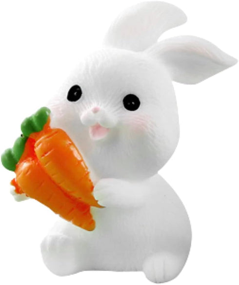 Miniature Fairy Garden Accessories - Mini Rabbit Figurines ? Micro Landscape Ornaments for Dollhouse and Plant House Decoration...