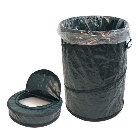 Redmon Green Culture Campers Choice Pop Up Trash Container, 18x25...