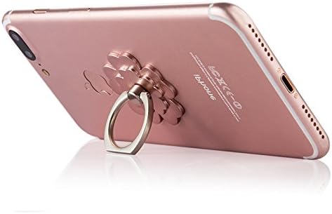 Cell Phone Holder,Universal Smartphone Flower Shape Ring Grip Finger Ring Kickstand Car Mounts with 360 Rotation for All The Phones, Tablet Comput...