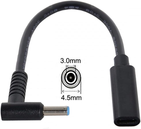 chenyang CY USB C to DC 20V 4.5 * 3.0mm PD 65W Charge Cable for HP Laptop...