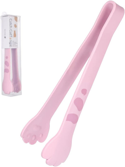 Cat Tongs 7 Inch Cute Cat Paw Shape Tongs Kitchen Tongs Silicone Cooking Tongs for Cooking BBQ Grilling Sweets, silicone mini tongs,silicone toast...