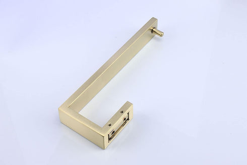 TocTen Hand Towel Holder/Towel Ring - Thicken SUS304 Stainless Steel Bathroom Hand Towel Hanger, 9 Inch Heavy Duty Wall Mounted Towel Rack, Square...