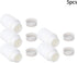 Othmro PE Plastic Lab Chemical Reagent Bottles 5pcs, 51ml/1.72oz Wide Mouth 28mmID Round Sample Liquid Storage Container Sealing Bottles White wit...