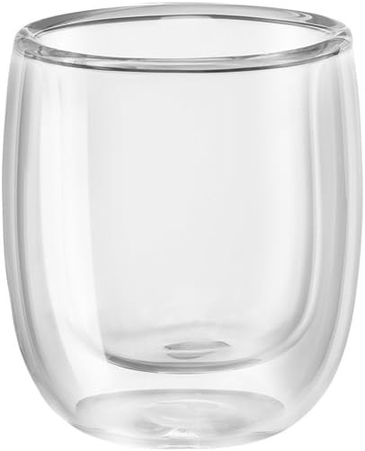 ZWILLING Sorrento 2-pc Double-Wall Glass Espresso Cup Set, 2.7-oz, 80ml...