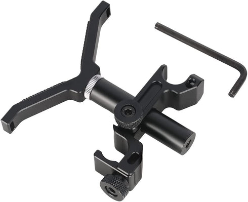 NICEYRIG 15mm LWS Rod Lens Support Y-Bracket, 64mm Vertical Adjustment Applicable for Heavy Long Lens Diameter 50mm to 140mm - 475...