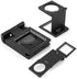 10 x 28mm Mini Three-Folding 10X Magnifier Portable Zinc Alloy Magnifier with Scale for Textile Optical Jewelry Tool...