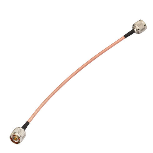 Eightwood N Male to N Male Jumper Low Loss RG400 Cable 12 inch for 4G LTE Antenna, WiFi Yagi Antenna, Router, Ham Radio...