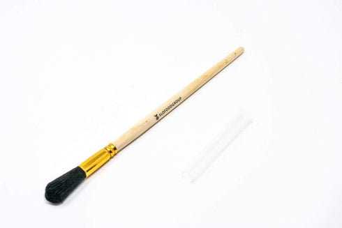 Slofoodgroup Gilding Brush, Gold Duster Brush Round Oval (Size 2)...