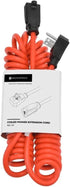 Monoprice Coiled Power Tool Extension Cord - NEMA 5-15P to NEMA 5-15R, Expands from 3 Feet to 10 Feet, 13 Amp, 16AWG, Orange...