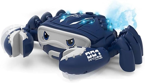 Crawling Crab Toys with Light Up and Mist, Interactive Musical Toy with Automatically Avoid Obstacles, Fun Moving Toy for Babies, Toddlers and Kid...