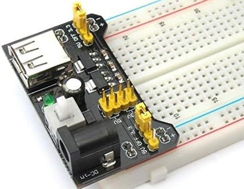 CorpCo MB102 Breadboard Power Supply Module 3.3V/5V for Arduino Board Solderless Breadboard...