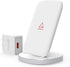 Adonit Wireless Charger Stand (White) Fast Wireless Charging Qi-Certified for iPhone 12, 12 Pro, 11, 11 Pro, Pro Max, XR, Xs Max, XS, X, 8, 8 Plus...