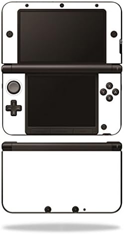 MightySkins Skin Compatible with Nintendo 3DS XL Original (2012-2014 Models) Sticker Wrap Skins Solid White...