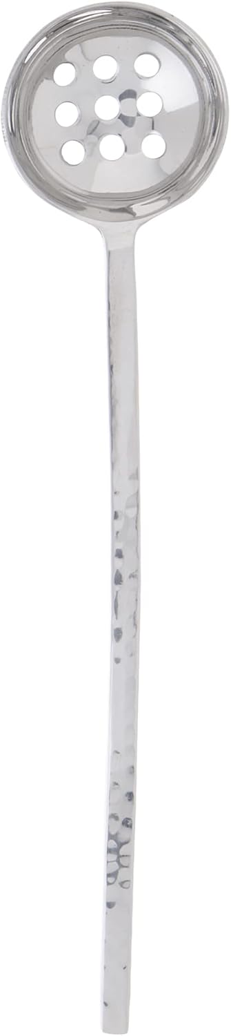Abbott Collection Stainless Steel Hammered Olive Spoon...