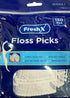 Floss Picks, Teeth, Unbreakable and Shred-Resistant Flossers for Adults 150 Count Each (Pack of 1), White...