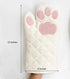 Cricket & Junebug Oven Mitts Cat Paws - White and Pink...