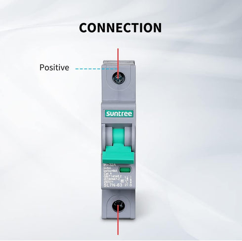 Renogy Suntree 50 Amp Single-Pole DC Circuit Breaker for Off-Grid Solar System, PV Combiner Box, Breaker Box...
