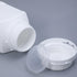 Othmro 5pcs Plastic Lab Chemical Reagent Bottles, 1000ml/33.81oz Wide Mouth Liquid/Solid Square Sample Storage Container Sealing Bottles with Anti...