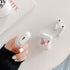 JOYLAND Clear Couple Case Cover for AirPod 1&2, Butterfly Case Crystal Clear Bright Transparent Glossy Smooth Anti-dust Flexible Protective Cover ...
