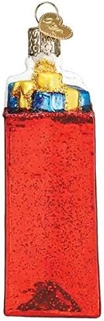 Glass Blown Ornament with S-Hook and Gift Box, Other Selection (Holiday Shopping Bag, 32396)...