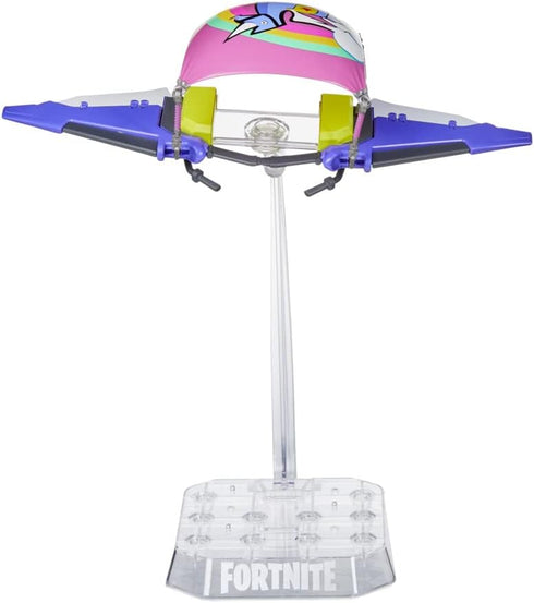 Fortnite Victory Royale Series Llamacorn Express Collectible Glider for Action Figure with Display Stand - Ages 8 and Up, 6-inch...