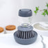 Dishwashing Brush with soap Dispenser, soap Dispensing Palm Brush, dishwashing Kitchen Brush, dishwashing Brush for Washing and Cleaning of pots a...