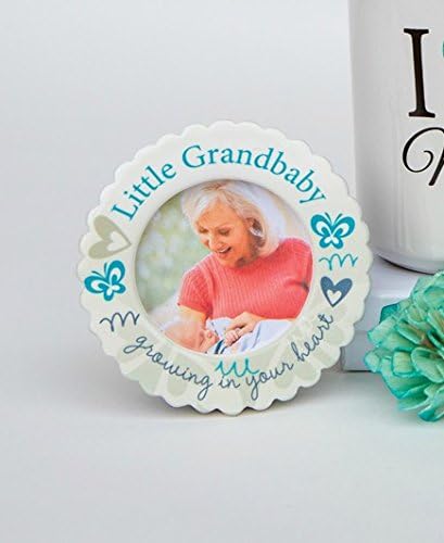 Little Grandbaby Growing In Your Heart Ultrasound Photo Ornament and Poem (Ornament Boxed w/ Poem)...