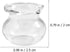 12 Pcs Miniature Fish Bowls Simulated Mini Fish Tank Miniature Glass Goldfish Bowl for Mini House Desktop Office Desk Accessories...
