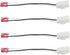4 Pack Speaker Harness for Jeep Dodge Chrysler Models Front Rear Door Speaker Wiring Harness Adapter 72-6514 - Door Speaker Replacement Speaker Wi...
