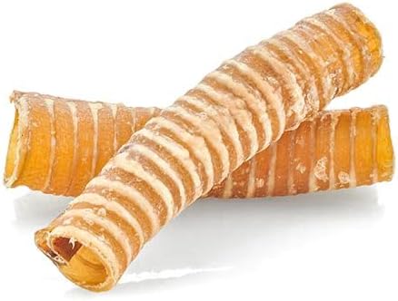 Beef Trachea Dog Training Treats Single Ingredient and Made in USA 2X...