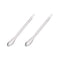 uxcell Micro Scoop 105mm Stainless Steel Reagent Sampling Lab Spoon Spatulas for Laboratory 2Pcs...